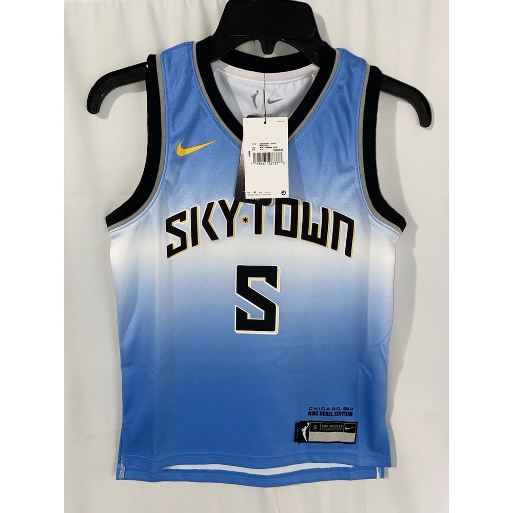 NWT Nike Dri Fit Angel Reese Chicago Sky Rebel Edition Jersey Youth Kids‎ Small